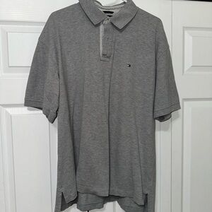 Tommy Hilfiger Heather Gray Short-Sleeve Polo
